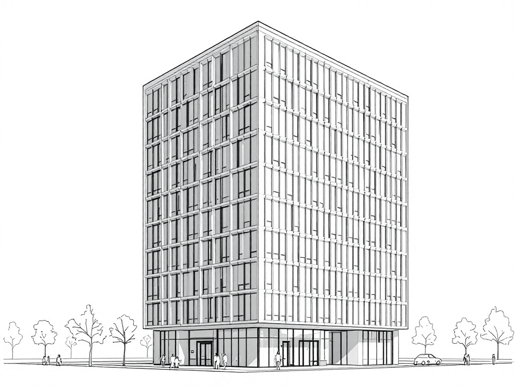 Model view — Commercial office