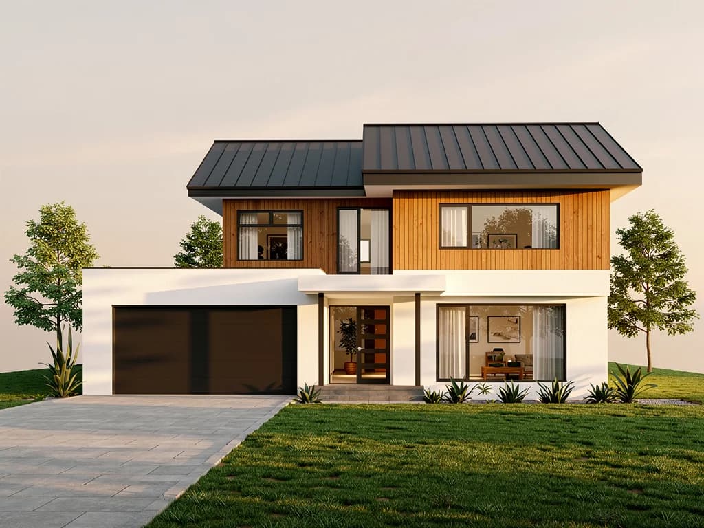 Residential house — AI render