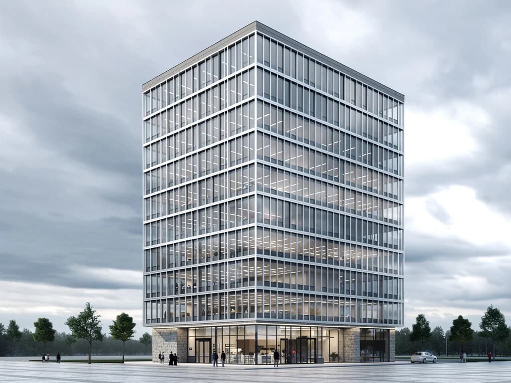 Commercial office — AI render