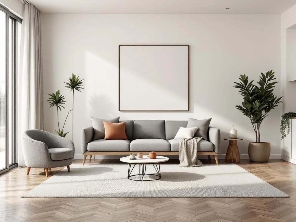 Calm family-living setup
