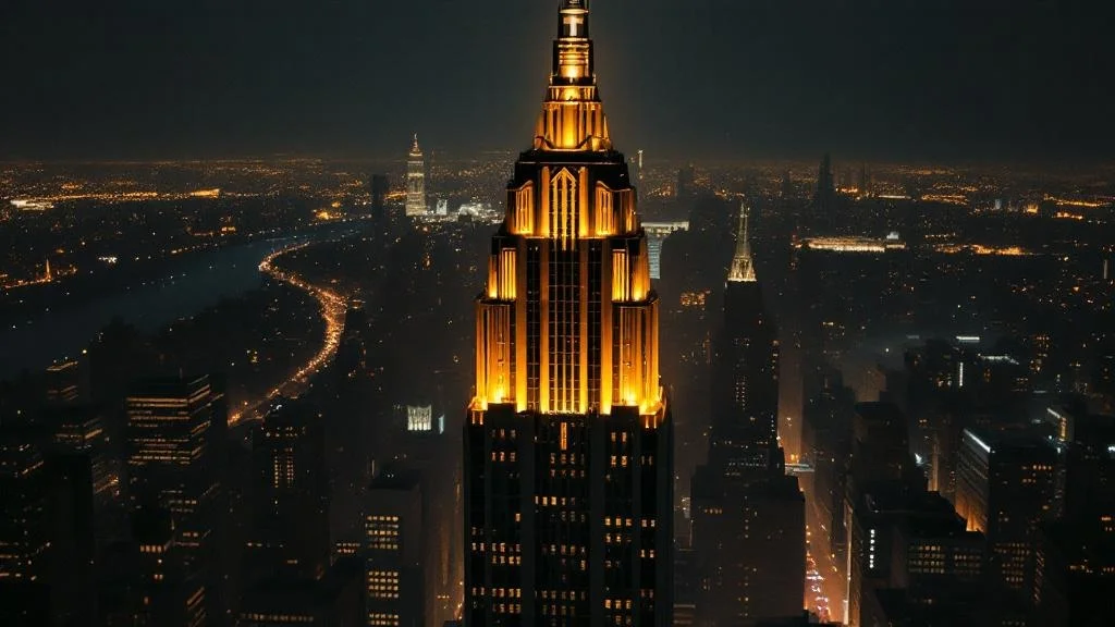 Art Deco Architecture render example