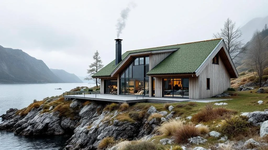 Scandinavian Architecture render example