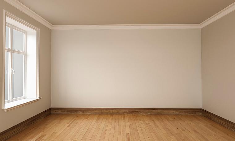 Empty room · staged living sketch