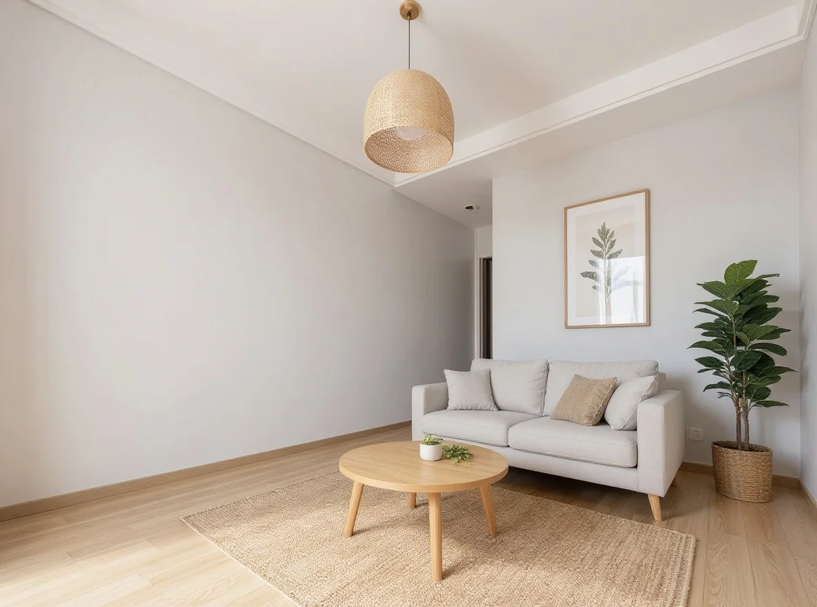 Empty room · Scandinavian render