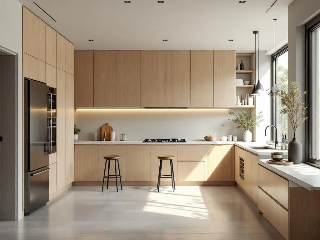 Warm Japandi Kitchen